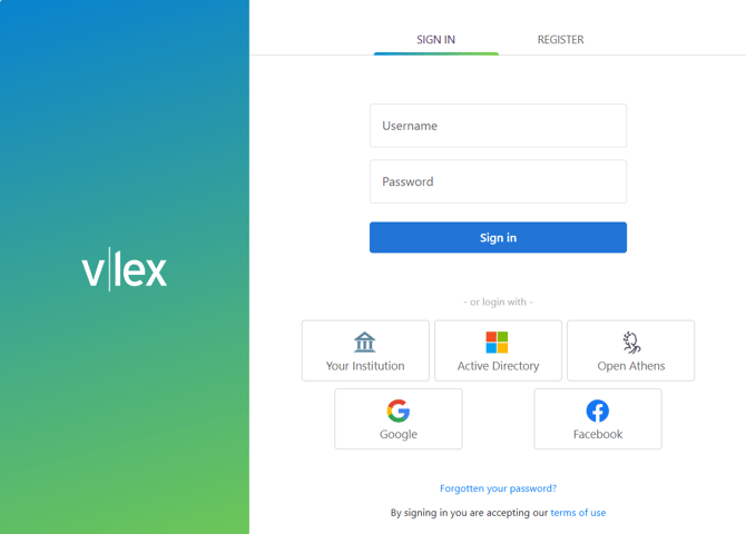 Image of sign-in page